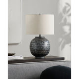 Modern European furniture - Antiqued Black Accent Table Lamp - www.oroa.com
