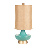 Modern European furniture - Turquoise Base Accent Table Lamp - www.oroa.com