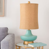 Modern European furniture - Turquoise Base Accent Table Lamp - www.oroa.com