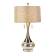 Modern European furniture - Crackle Gold Accent Table Lamp - www.oroa.com