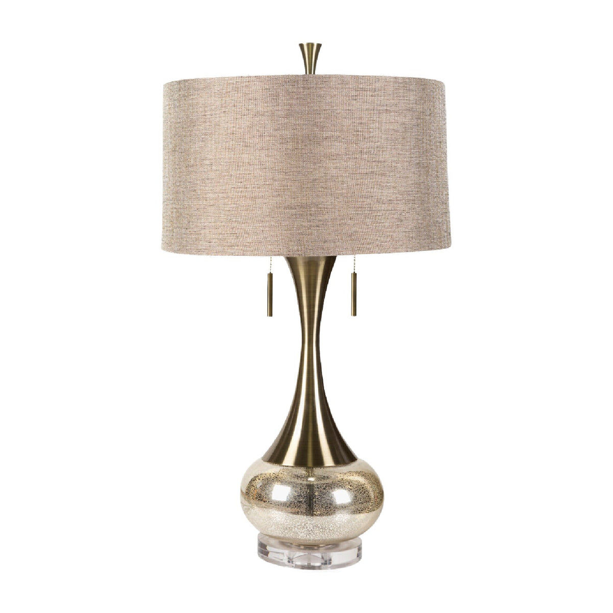 Modern European furniture - Crackle Gold Accent Table Lamp - www.oroa.com