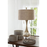 Modern European furniture - Crackle Gold Accent Table Lamp - www.oroa.com