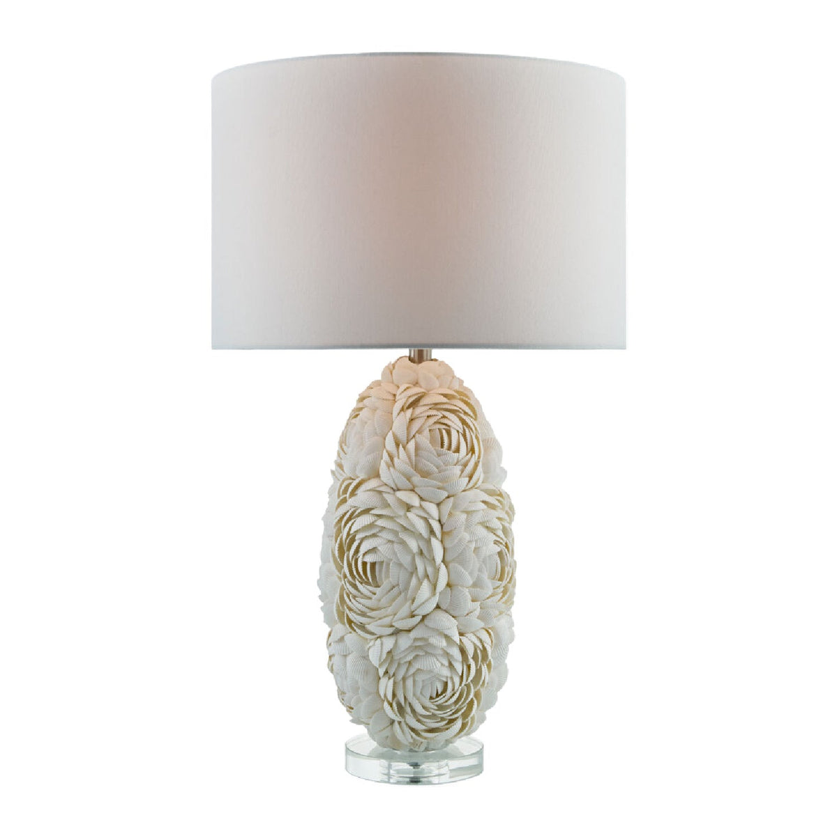 Modern European furniture - White Inlaid Shell Table Lamp - www.oroa.com
