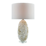 Modern European furniture - White Inlaid Shell Table Lamp - www.oroa.com