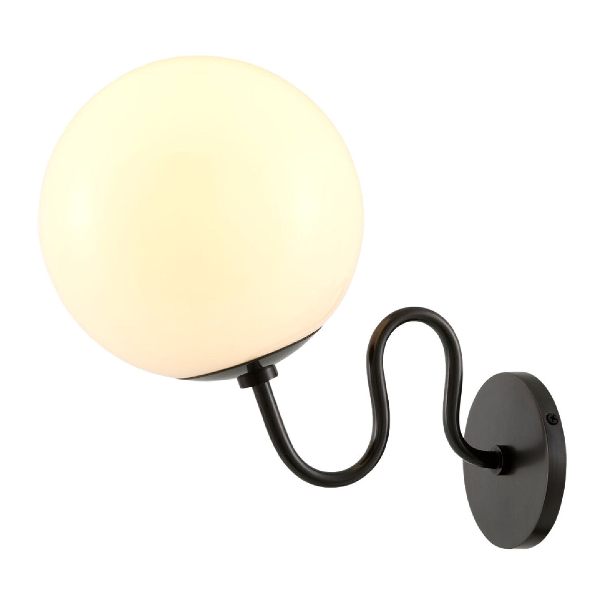 Modern European furniture - Wavy Iron Wall Lamp - www.oroa.com