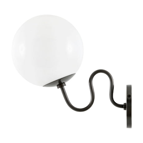 Modern European furniture - Wavy Iron Wall Lamp - www.oroa.com