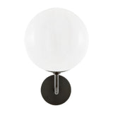 Modern European furniture - Wavy Iron Wall Lamp - www.oroa.com