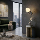 Modern European furniture - Wavy Iron Wall Lamp - www.oroa.com