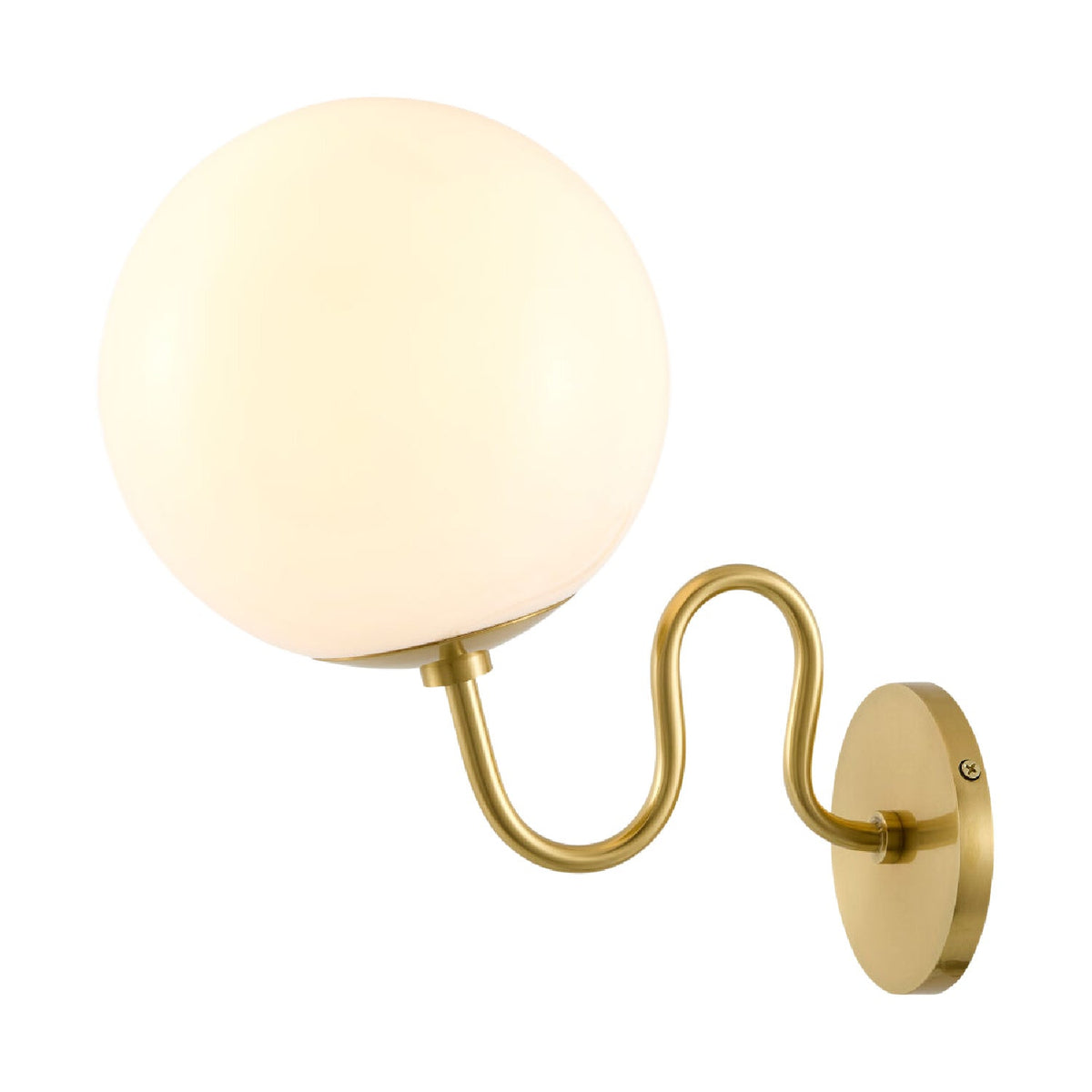 Modern European furniture - Wavy Iron Wall Lamp - www.oroa.com