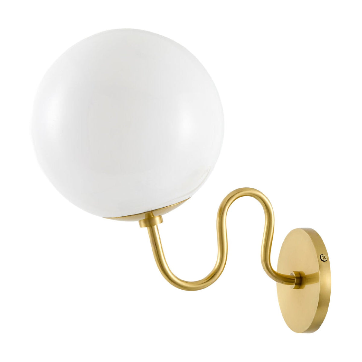 Modern European furniture - Wavy Iron Wall Lamp - www.oroa.com