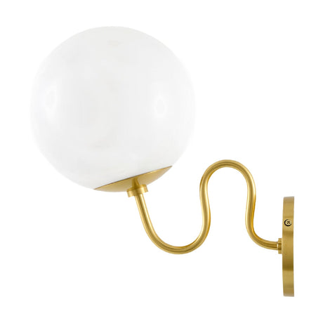Modern European furniture - Wavy Iron Wall Lamp - www.oroa.com