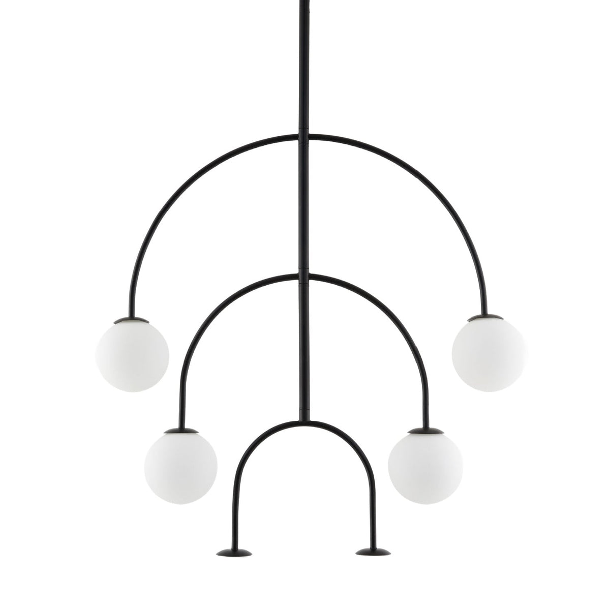 Modern European furniture - Back Arched 6-Light Chandelier - www.oroa.com
