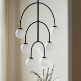 Modern European furniture - Back Arched 6-Light Chandelier - www.oroa.com