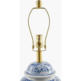 Modern European furniture - Floral Print Ceramic Table Lamp - www.oroa.com