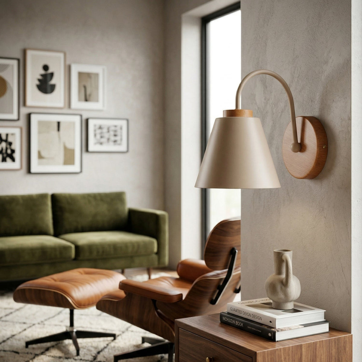 Modern European furniture - Cream Metal Wall Lamp - www.oroa.com
