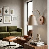 Modern European furniture - Cream Metal Wall Lamp - www.oroa.com