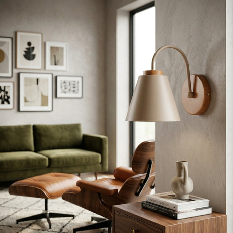 Modern European furniture - Cream Metal Wall Lamp - www.oroa.com