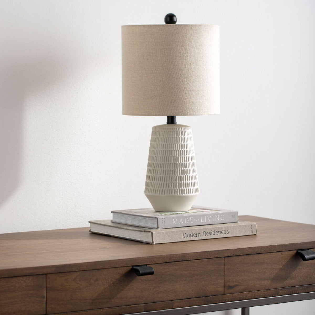 Modern European furniture - Organic-Carved Base Table Lamp - www.oroa.com