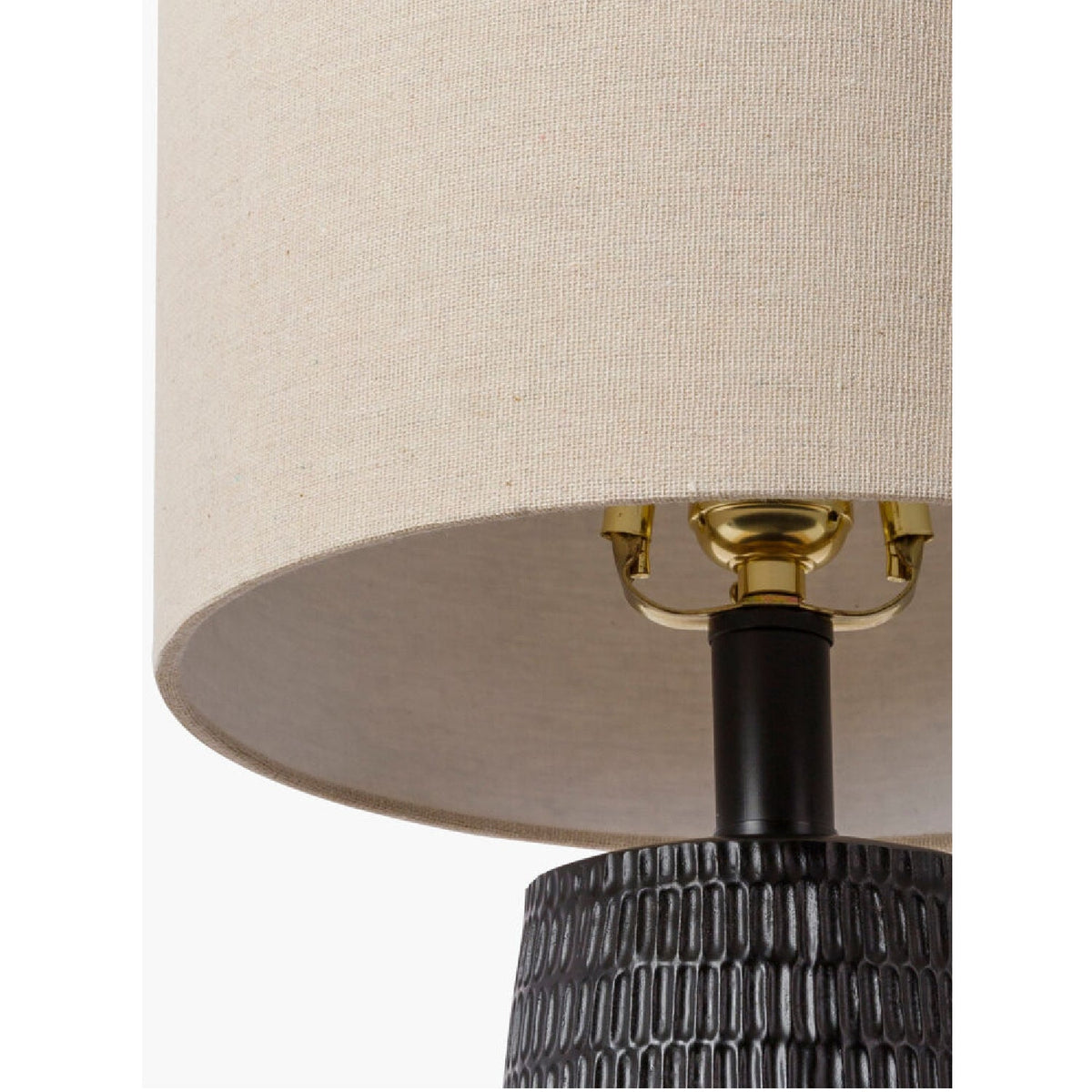Modern European furniture - Organic-Carved Base Table Lamp - www.oroa.com