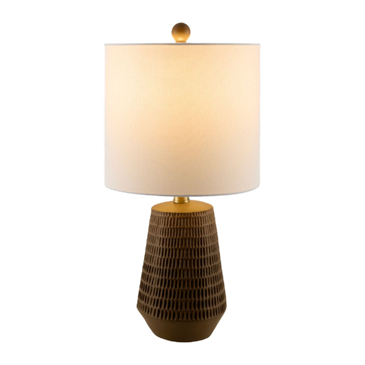 Modern European furniture - Organic-Carved Base Table Lamp - www.oroa.com