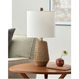 Modern European furniture - Organic-Carved Base Table Lamp - www.oroa.com