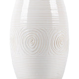 Modern European furniture - White Linen Ceramic Table Lamp - www.oroa.com