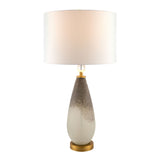 Modern European furniture - Frosted Black Glass Table Lamp - www.oroa.com