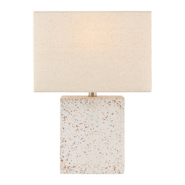 Modern European furniture - Brushed White Concrete Table Lamp - www.oroa.com