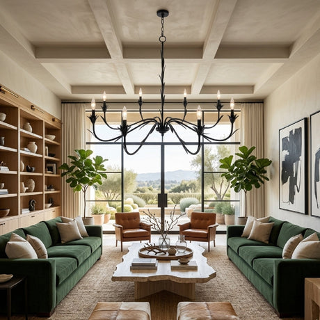 Modern European furniture - Flower-Inspired 8-Light Chandelier - www.oroa.com