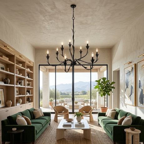 Modern European furniture - Flower-Inspired 9-Light Chandelier - www.oroa.com
