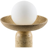 Modern European furniture - Beige Accent Table Lamp - www.oroa.com