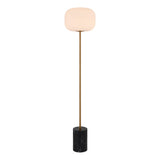 Modern European furniture - White Glass Accent Floor Lamp - www.oroa.com