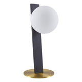 Modern European furniture - White Glass Modern Table Lamp - www.oroa.com