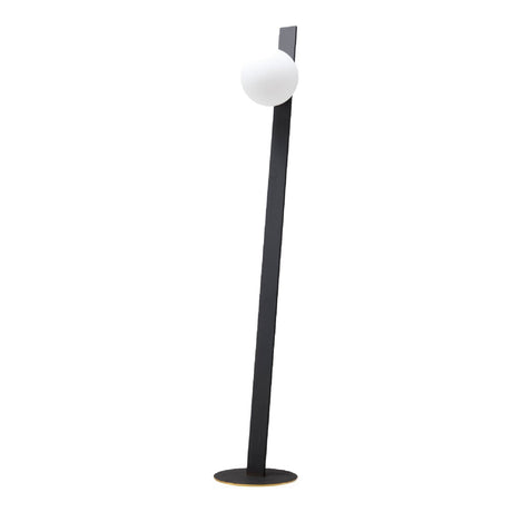 Modern European furniture - White Glass Modern Floor Lamp - www.oroa.com