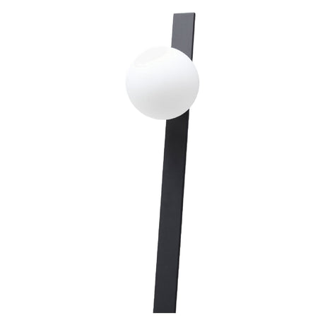 Modern European furniture - White Glass Modern Floor Lamp - www.oroa.com