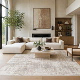 Modern European furniture - Gray Viscose Blend Carpet - www.oroa.com