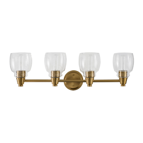 Modern European furniture - Gold Framed Glass Wall Lamp - www.oroa.com