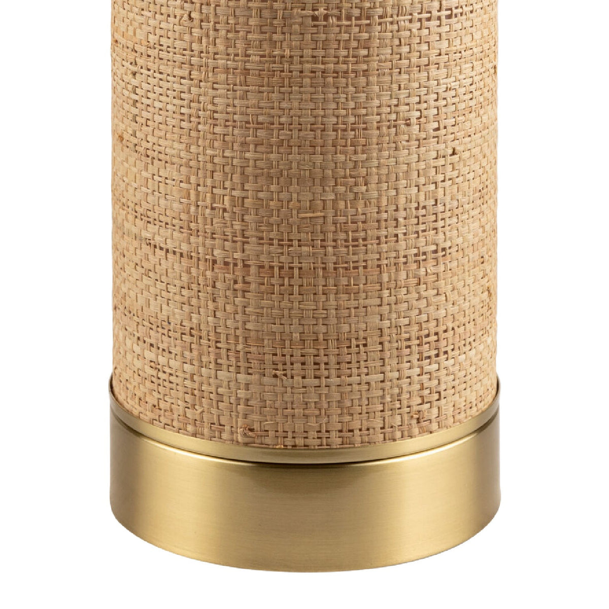 Modern European furniture - Tan Rattan Accent Table Lamp - www.oroa.com