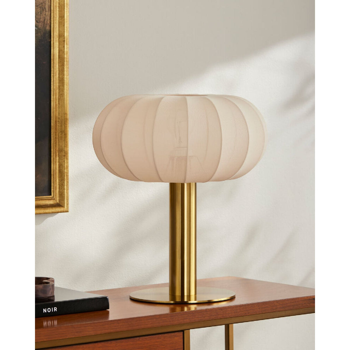 Modern European furniture - Cream Cotton Accent Table Lamp - www.oroa.com