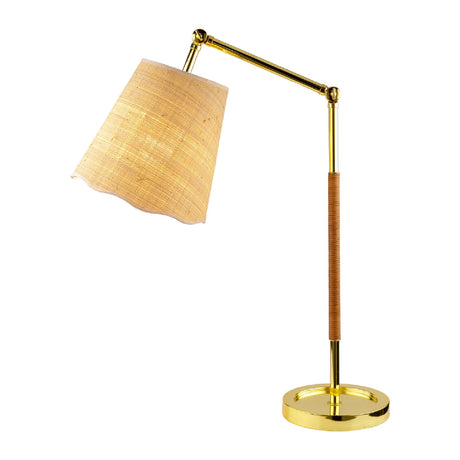 Modern European furniture - Beige Jute Adjustable Table Lamp - www.oroa.com