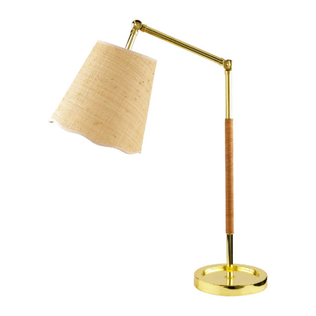 Modern European furniture - Beige Jute Adjustable Table Lamp - www.oroa.com