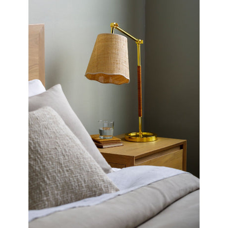 Modern European furniture - Beige Jute Adjustable Table Lamp - www.oroa.com