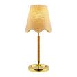 Modern European furniture - Scalloped Beige Jute Table Lamp - www.oroa.com
