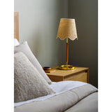 Modern European furniture - Scalloped Beige Jute Table Lamp - www.oroa.com