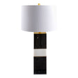 Modern European furniture - Black & White Marble Table Lamp - www.oroa.com