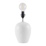 Modern European furniture - Pleated Linen Ceramic Table Lamps (2) - www.oroa.com