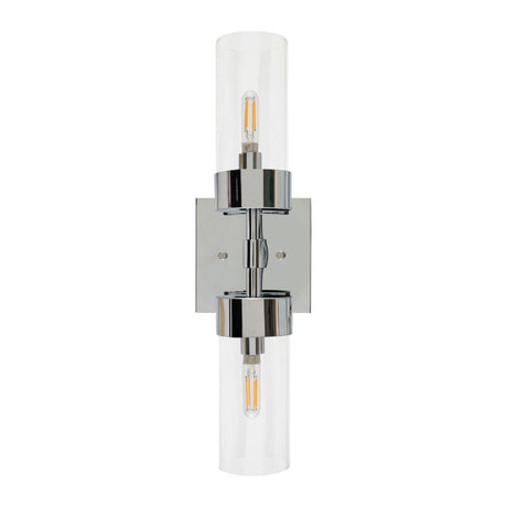 Modern European furniture - Chrome 2-Light Wall Lamp - www.oroa.com