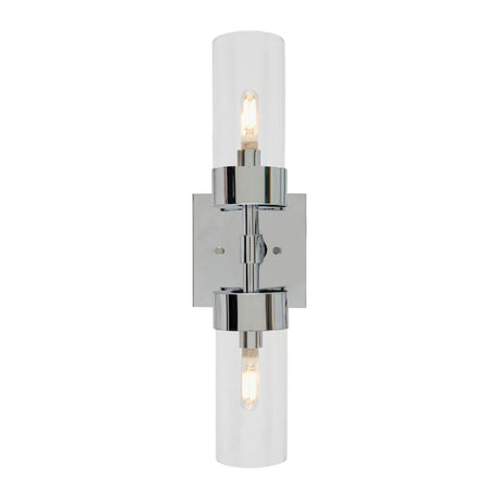 Modern European furniture - Chrome 2-Light Wall Lamp - www.oroa.com