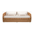 Modern European furniture - Hand-Woven Wicker Outdoor Sofa - www.oroa.com
