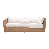 Modern European furniture - Hand-Woven Wicker Outdoor Sectional Sofa - www.oroa.com